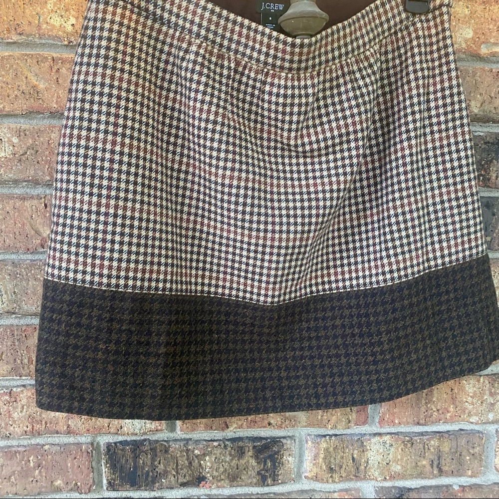 J crew.size 8 mini skirt